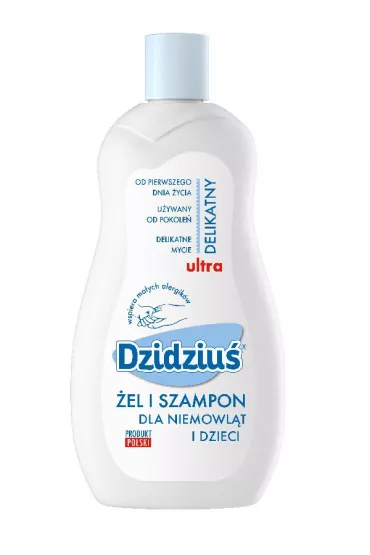 Dzidziu� Ultra delikatny �el i szampon dla niemowl�t i dzieci 500 ml