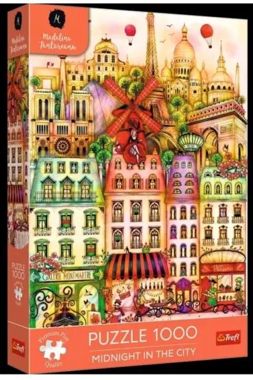 Puzzle 1000 el. O p�nocy w Pary�u Trefl