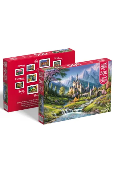 Puzzle 500 el. Fairy Castle CherryPazzi