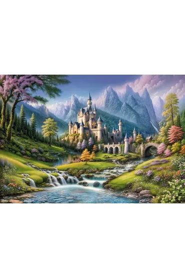 Puzzle 500 el. Fairy Castle CherryPazzi