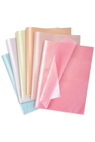 dpCraft Bibu�a pastelowa per�owa 50 x 35 cm 30 ark.