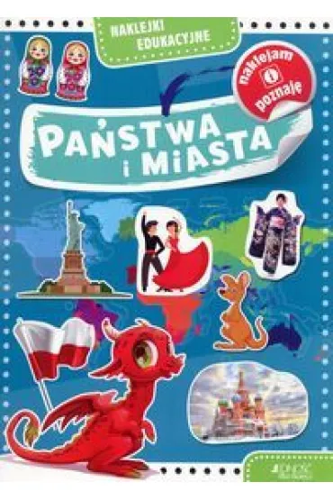 Naklejki edukacyjne. Pa�stwa i miasta