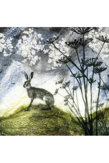 Museums & Galleries Karnet kwadrat z kopert� Hare and Hogweed