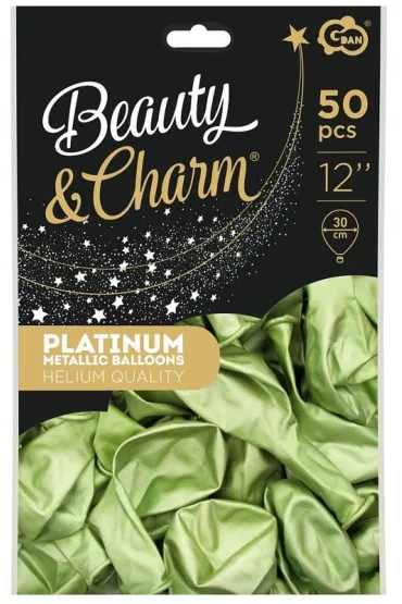 Godan Balony Beauty&Charm platynowe 30cm