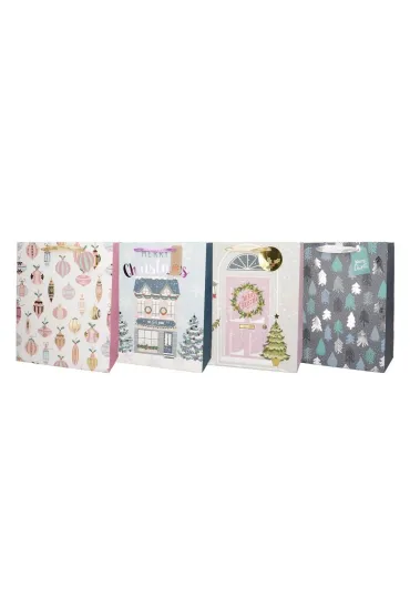 incood. Torba prezentowa 18x23x10cm �wi�ta hot stamp mix