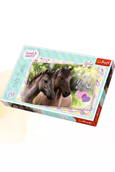 Puzzle 260 el. Kochamy konie Trefl