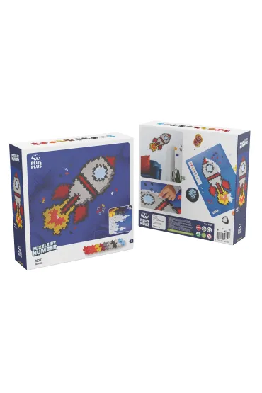 Puzzle By Numbers 500 el. Rakieta Plus-Plus