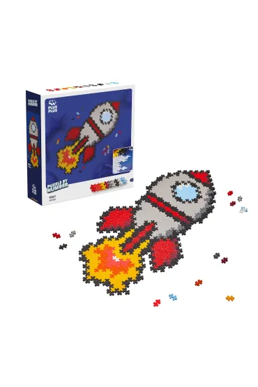 Puzzle By Numbers 500 el. Rakieta Plus-Plus