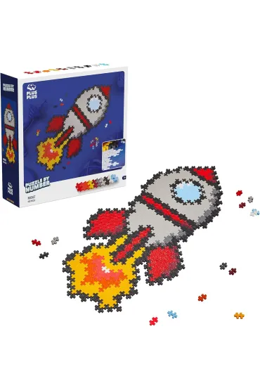 Puzzle By Numbers 500 el. Rakieta Plus-Plus