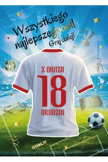Armin Style KARNET URODZINY 18 B6 Z KOP AS GM-1340 FOL