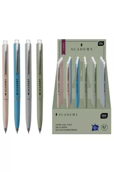Interdruk D�ugopis automatyczny niebieski Classic Academy