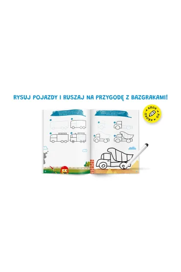 Bazgraki ucz� si� rysowa�. Pojazdy. Kapitan Nauka - Katarzyna Urbaniak