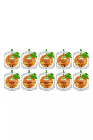 Purena Koncentrat soku pomaraczowego 100% na 3l zestaw 10 x 600 g