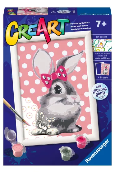 Malowanie po numerach CreArt - S�odki kr�liczek Ravensburger