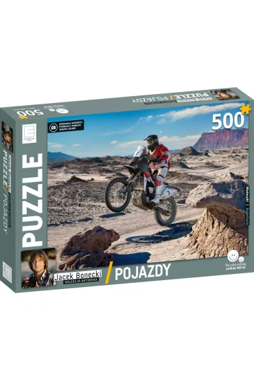 Puzzle 500 el. Pojazdy. Motocykl. Jacek Bonecki Edipresse Ksi��ki - Jacek Bonecki