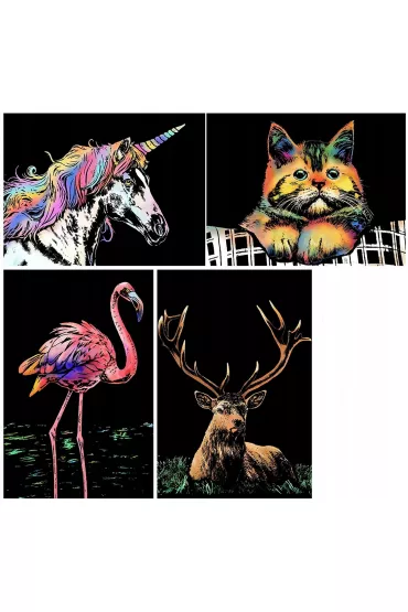 Twoje Hobby Animal 02. Magiczna zdrapka - wydrapywanka 21.0 x 29.5 cm