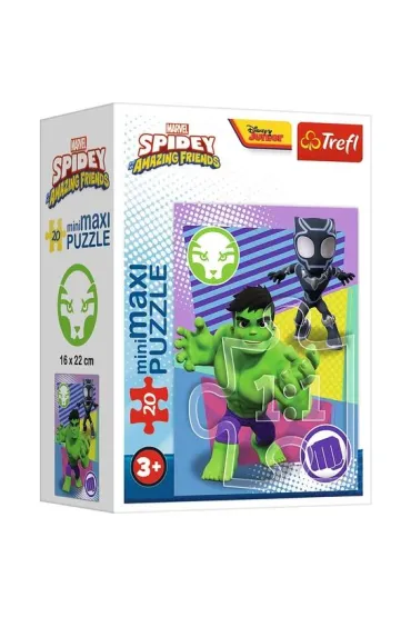 Puzzle 20 el. miniMAXI Niesamowity Spidey 4 Trefl