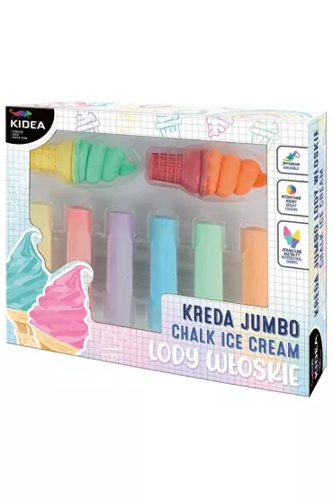 Derform Kreda Jumbo lody w�oskie 8 el.