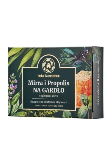 Herbal Monasterium Mirra i propolis na gard�o - suplement diety 24 tab.
