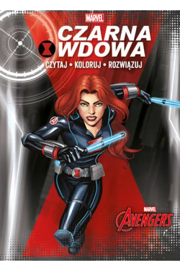 Czytaj, koloruj, rozwi�zuj. Marvel. Czarna Wdowa