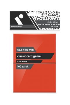 Rebel Koszulki Classic Card Game Red 63,5 x 88 mm 100 szt.