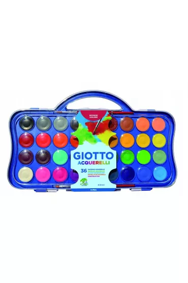 Giotto Farby akwarelowe w pastylkach 36 kolor�w
