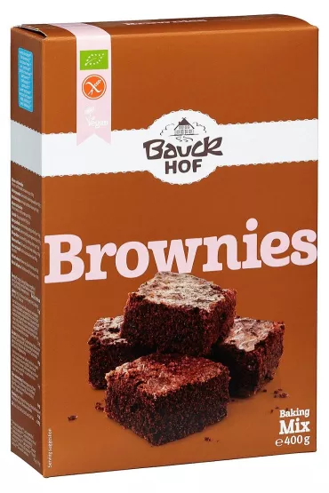 Bauck Hof Mieszanka do pieczenia brownie bezglutenowa 400 g Bio