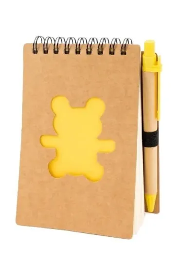 Fandy Blok spirala Eco Bear z d�ugopisem