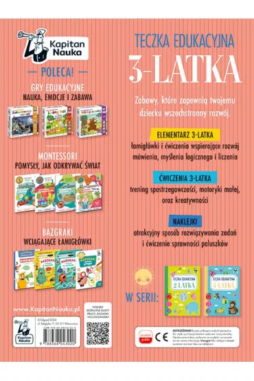 Teczka edukacyjna 3-latka