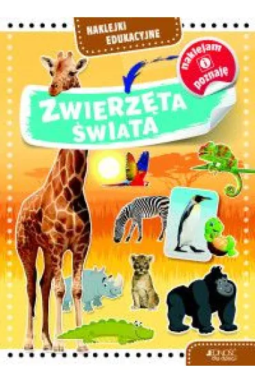 Naklejki edukacyjne. Zwierz�ta �wiata