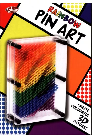 Plastikowy Pin Art T�czowy One for Fun