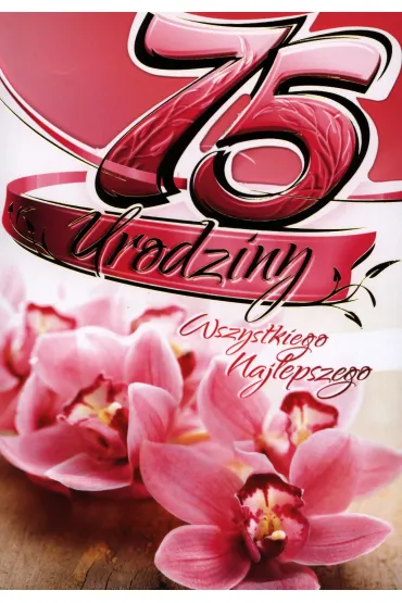 Art Nuvo Karnet 75 Urodziny