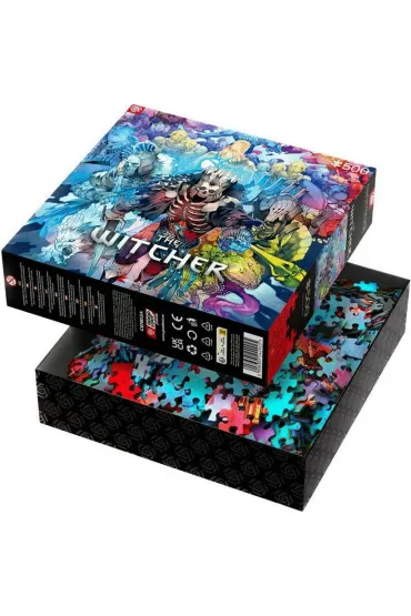 Puzzle 500 el. Gaming Puzzle: The Witcher Monster Faction Good Loot