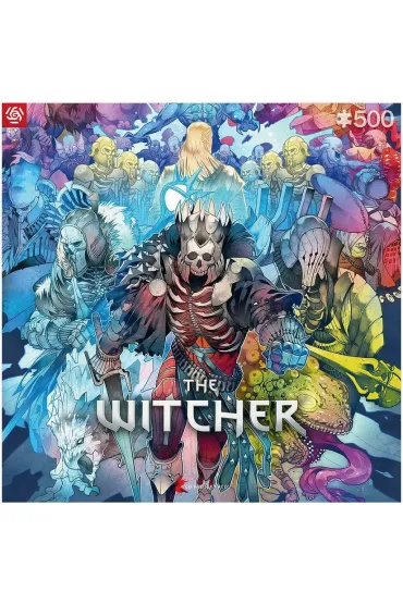 Puzzle 500 el. Gaming Puzzle: The Witcher Monster Faction Good Loot