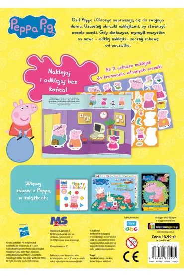 Peppa Pig. Przyklejam Odklejam. Oto nasz dom