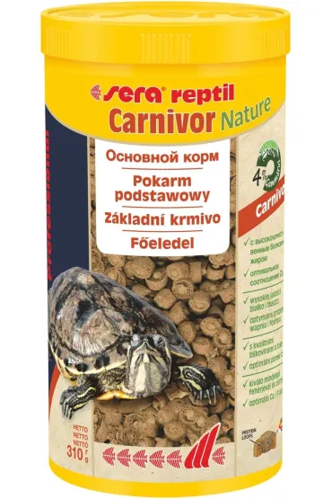 Sera Reptil Professional Carnivor Nature, granulat - gady, pokarm podstawowy 310 g