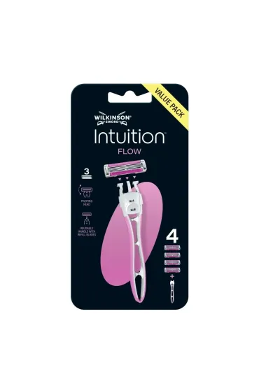 Intuition Flow maszynka do golenia dla kobiet + 4szt wk�ad�w