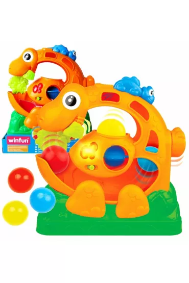 Dinozaur z pi�eczkami Anek
