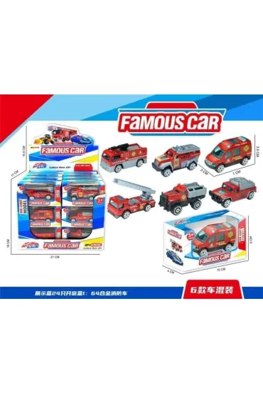 Auto metalowe stra�y po�arnej MIX Merkpol