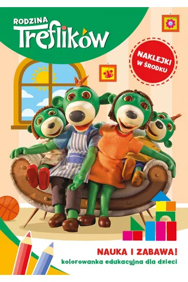 Rodzina Treflik�w. Kolorowanka edukacyjna dla dzieci. Nauka i Zabawa nr 2