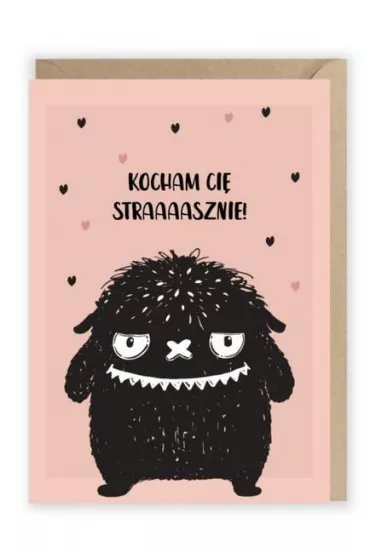 Cardie Kartka okoliczno�ciowa Kocham Ci� strasznie K027