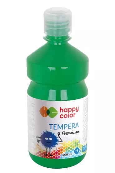 Happy Color Farba tempera Premium zielona 500 ml