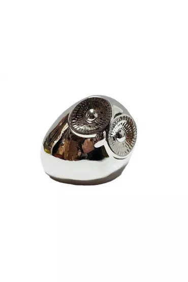 Adar Sowa srebrna ceramiczna 11cm