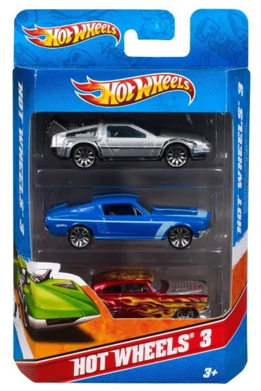 Hot Wheels. Samochodziki 3 sztuki Mattel