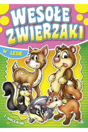 Kolorowanka z naklejkami. Weso�e zwierzaki w lesie 505