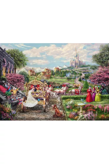 Puzzle 1000 el. PQ Thomas Kinkade Kopciuszek Disney Schmidt - Thomas  Kinkade