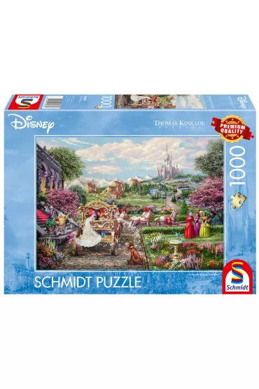 Puzzle 1000 el. PQ Thomas Kinkade Kopciuszek Disney Schmidt - Thomas  Kinkade