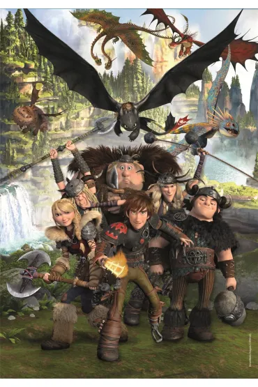 Puzzle 180 el. Super How To Train Your Dragon Clementoni