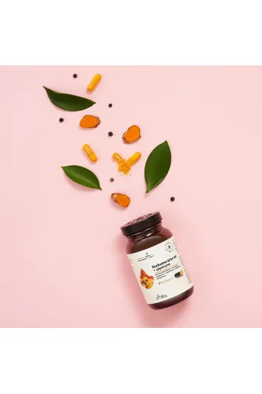 Aura Herbals Kurkuma BCM-95 + piperyna suplement diety 60 kaps.