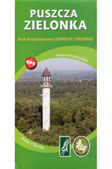 Puszcza Zielonka- mapa turystyczna 1:50 000